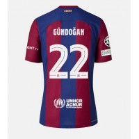 Muški Nogometni Dres Barcelona Ilkay Gundogan #22 Domaci 2023-24 Kratak Rukav